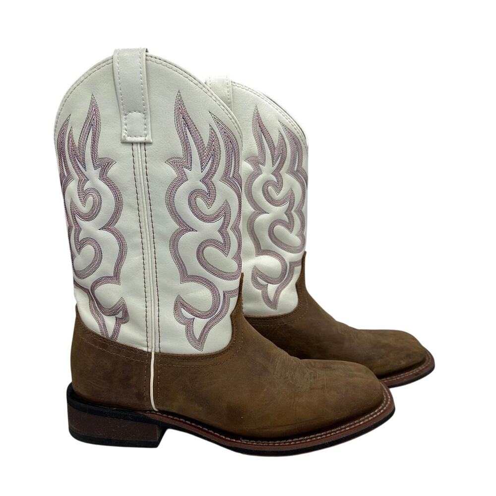 Laredo Women's Mesquite Western Performance Boots Broad Square Toe Sz 10 Cowgirl - Picture 2 of 11